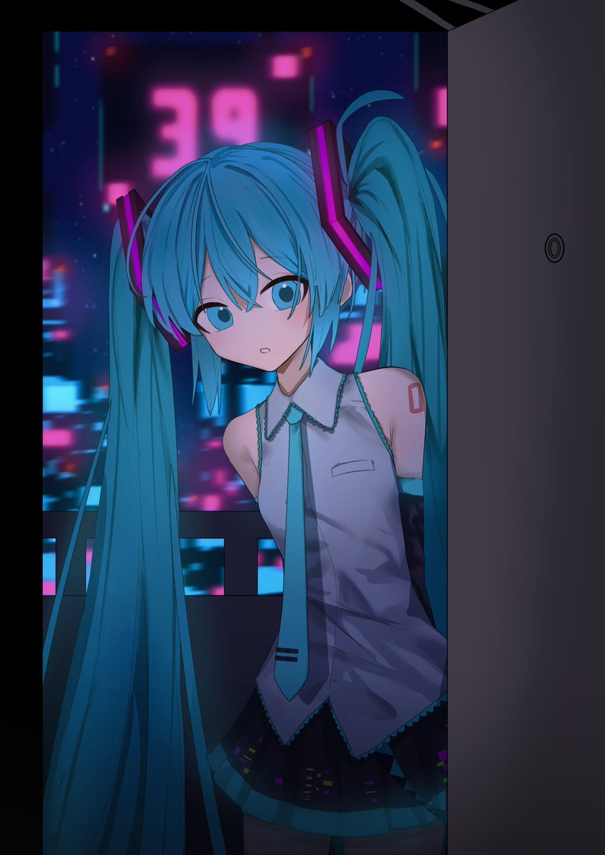 下書き→完成
#初音ミク