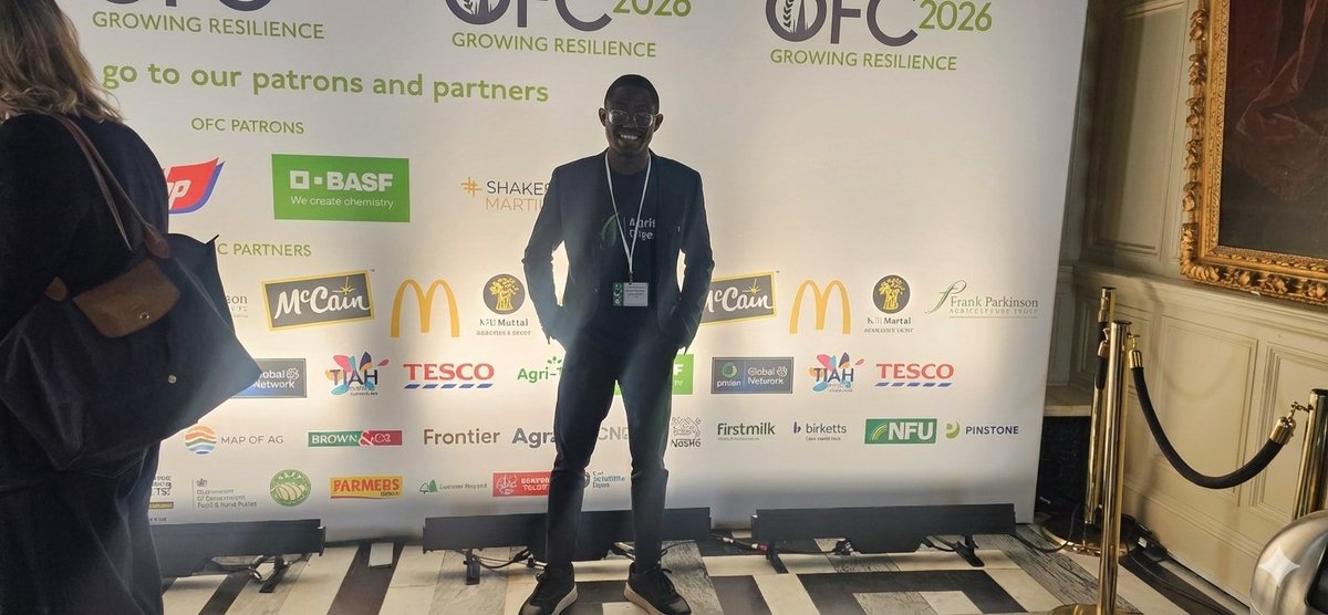 KennethObayuwan's tweet photo. 1. I spent the last three days at the The Oxford Farming Conference (OFC) representing Agritech Digest. What a way to start the year—reconnecting with old friends and making new connections in the industry!

#OFC
#Theglobalfarmer https://t.co/KxKS27J0wJ