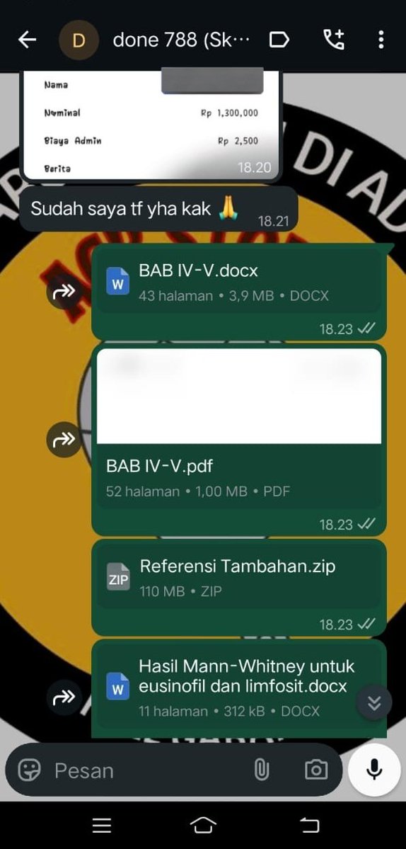 ackstorejoki's tweet image. Testimoni Joki Skripsi prodi Biologi ☑️
WA: wa.me/6285701359782
📍Trusted and Fast Response
#Jokiskripsi #jokitugas #jokikuliah #jokiartikel #zonaba #zonauang️ #jokijurnal #jokiproposal #jokithesis #jokisempro