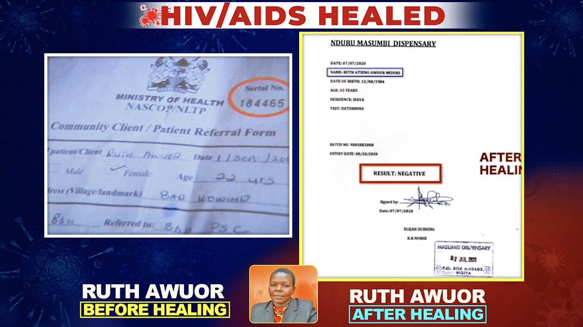 The reason we keep coming with different cases is simple; there’s quite a lot in store. When we did invite KMPDC for an audit, it wasn’t just a bluff. It was because JESUS has done a big wonder. Either way, we are duty bound to say #HIVCuredByJESUS