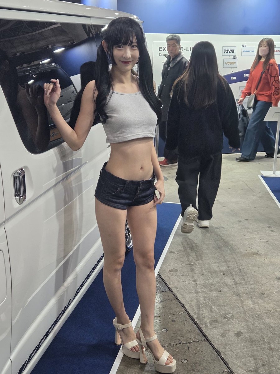 髙橋七瀬ちゃん@r77m722 にも挑戦 #オートサロン #東京オートサロン