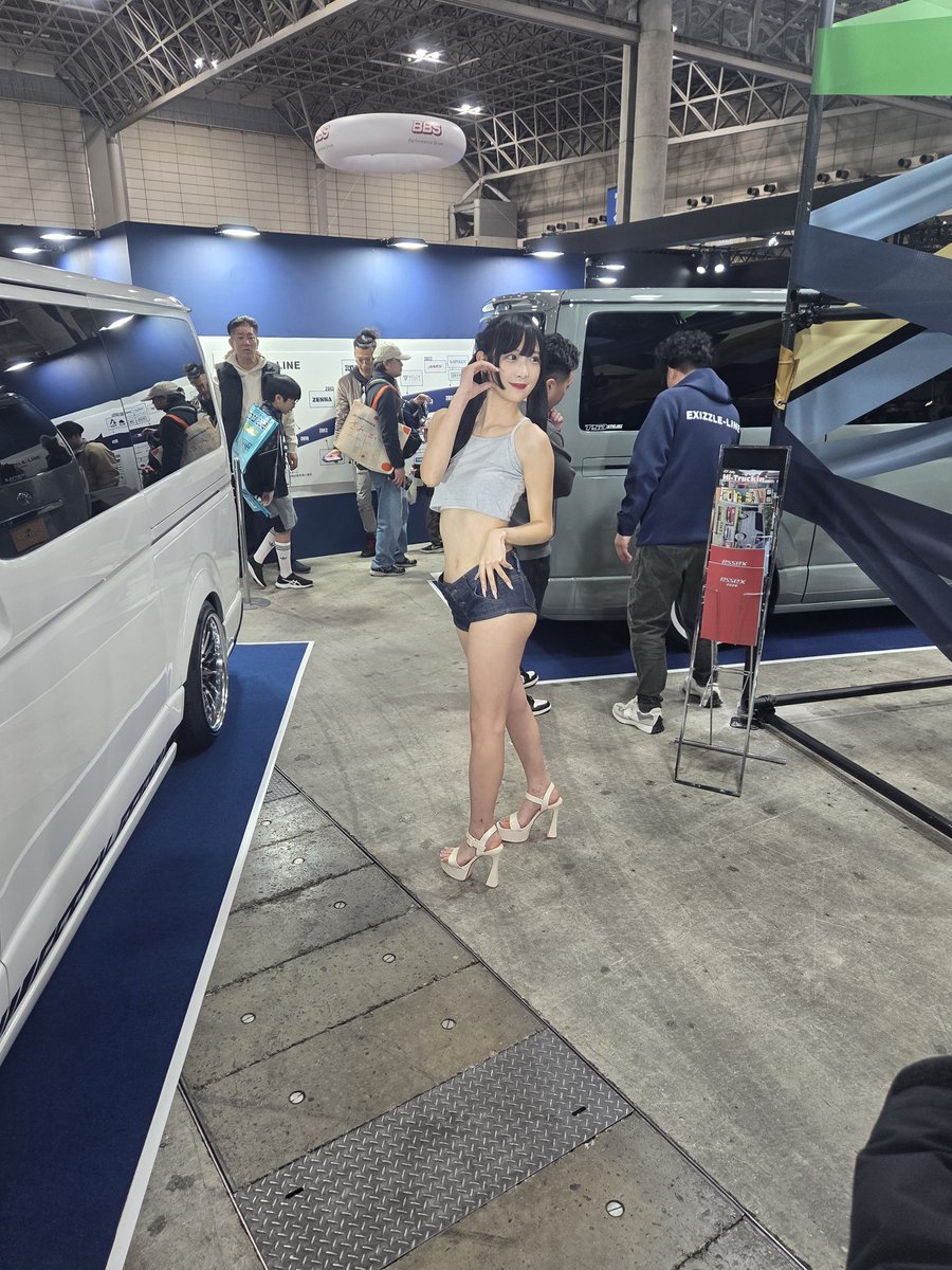 髙橋七瀬ちゃん@r77m722 にも挑戦 #オートサロン #東京オートサロン