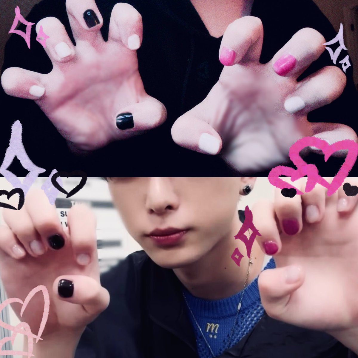 andlienz's tweet image. #rurunail i alr messed up the other ones 😖😖 easy one this time😖