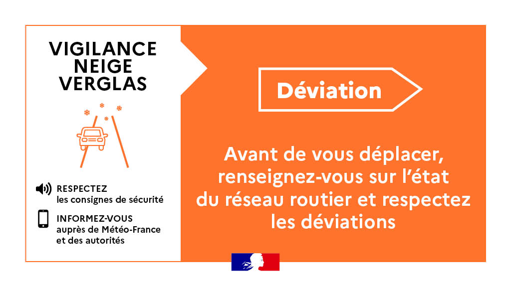 Image de Préfet du Doubs - #VigilanceOrange #NeigeVerglas
⚠️ Au vu des difficultés de circulation sur l'A36 dans le 25 et le 9