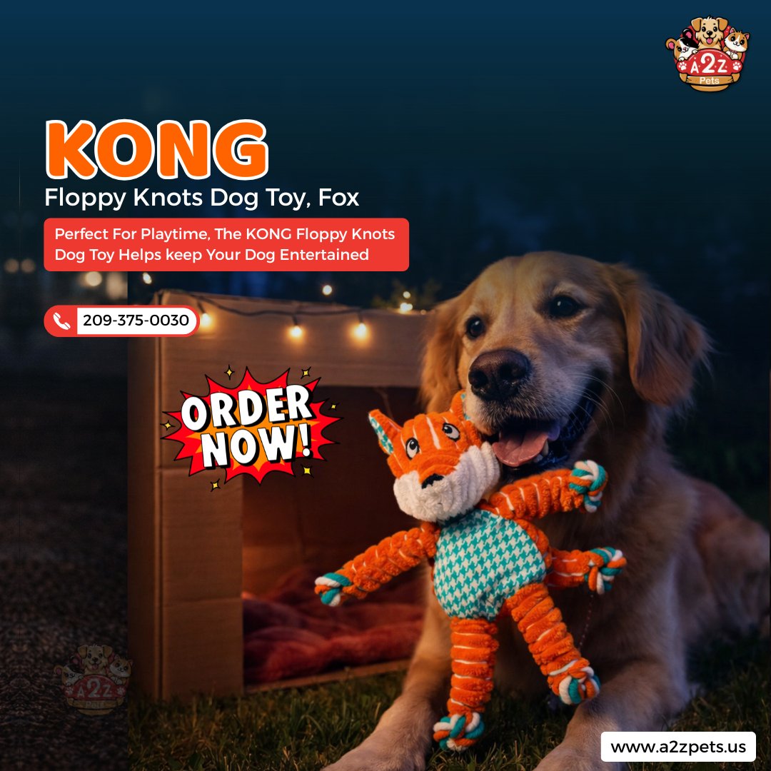a2z_supplies's tweet photo. Playtime just got paw-fect! 
KONG Floppy Knots keeps your dog happy, active, and engaged.
.
Order Now or visit https://t.co/wEYCPf95wE

#KONG #KONGDogToy #DogToys #PetPlaytime #HappyDogs #DogLovers #PetCare #PetProducts #A2ZPets #PlaytimeFun #DogsOfInstagram #PetParents https://t.co/r0hcsr7pYe