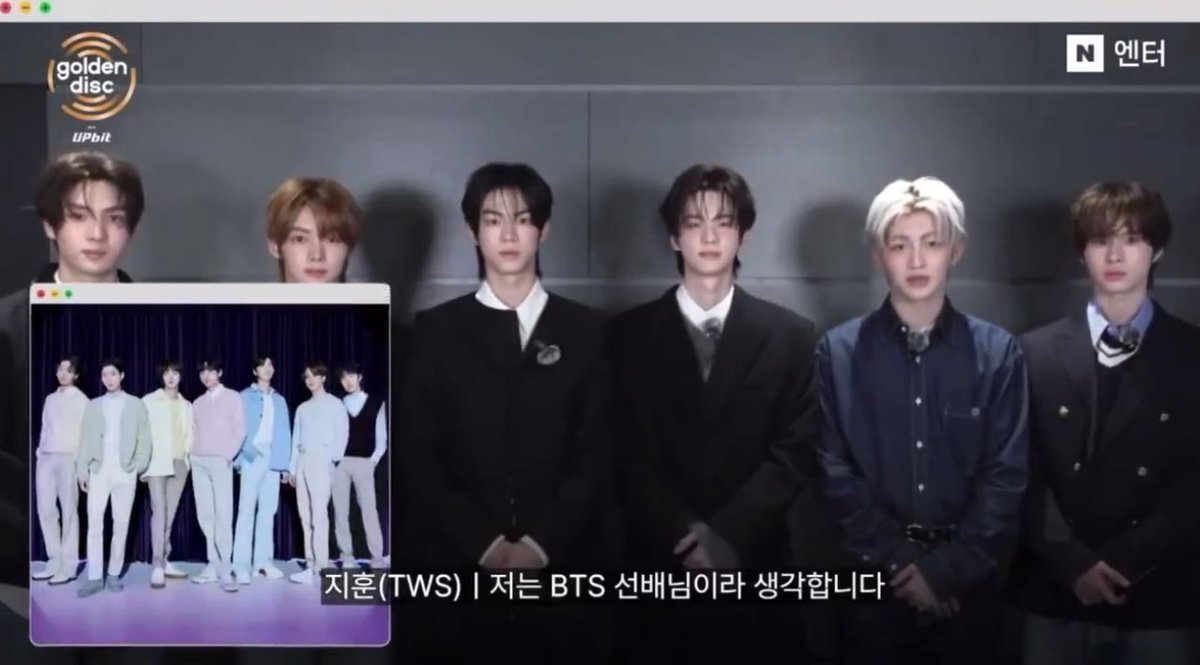 tksovers's tweet image. 40th Golden Disc Awards 
TWS/Enhypen Jay chose BTS as the representative of "Universal Language"

• TWS: "I think it's BTS sunbaenim. Their music already touched the hearts of so many people around the world[..] Thanks to BTS, overseas fans seem to have opened their hearts to…