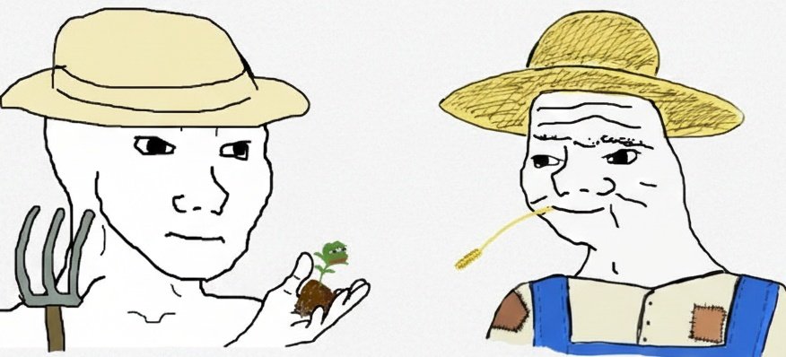 We didn't appreciate enough the old school farmers 

At least they've tried to look sophisticated..

Now? I see people publicly FLEX that they deploy multiple tokens every single day, while barely 1 of them were able to hold above 200k mc for a few min

How fcked up is that?!