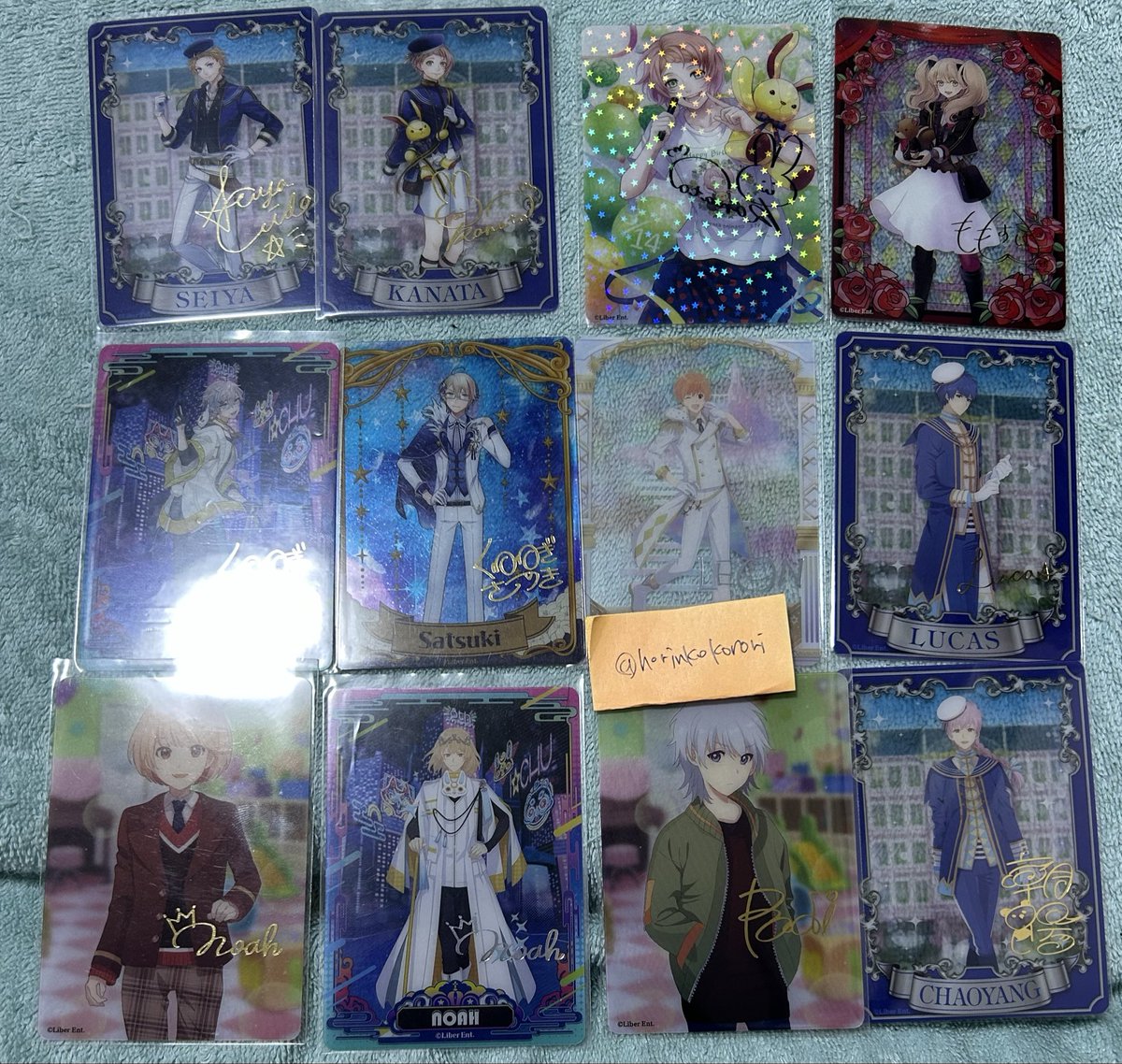 アイチュウ トレカ クリカ 交換 箔押し サイン 求) 10周年: ユーリ 厚