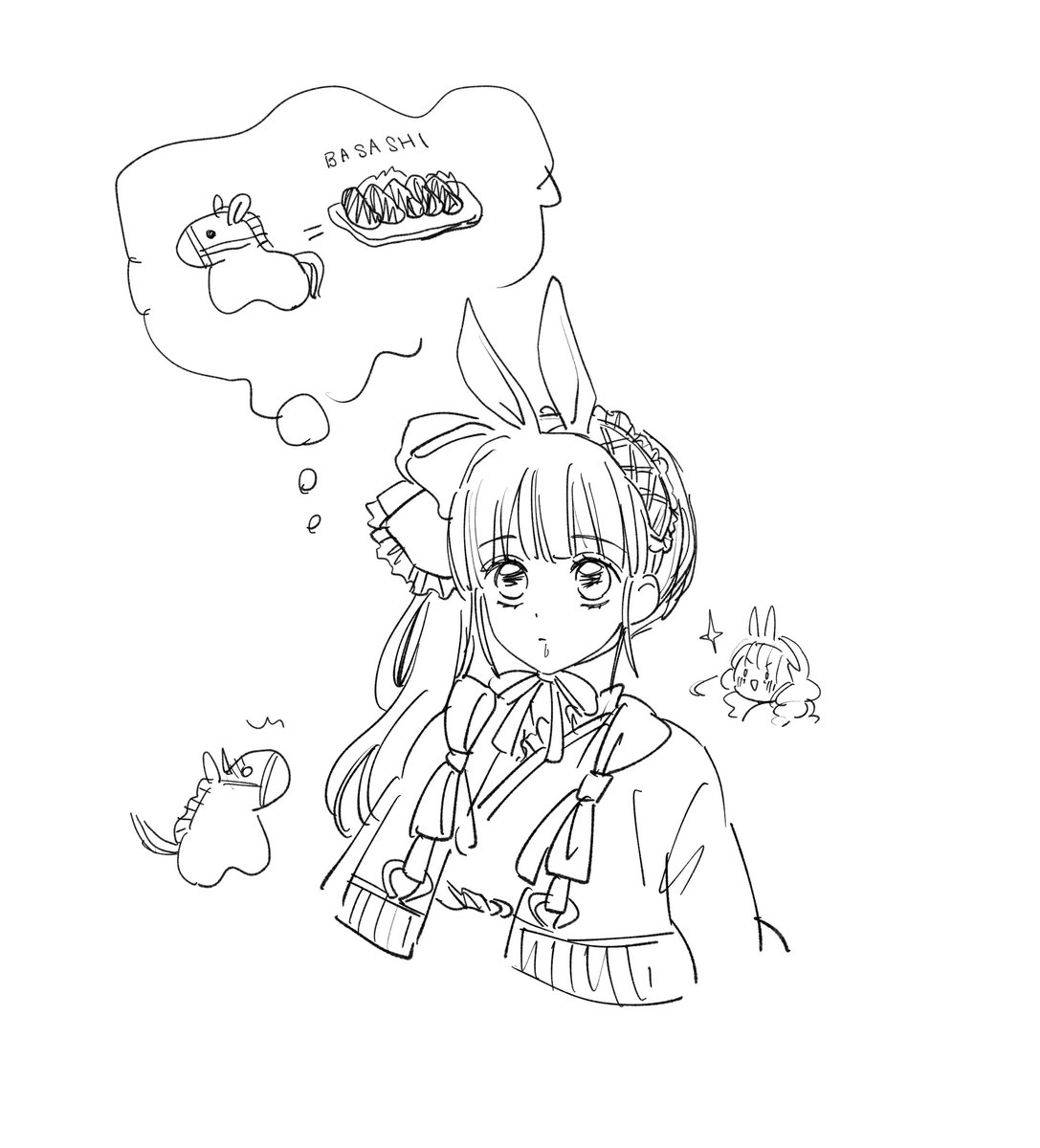 ヲちゃん出た記念になぞらくがき ばさしがわりと好きです