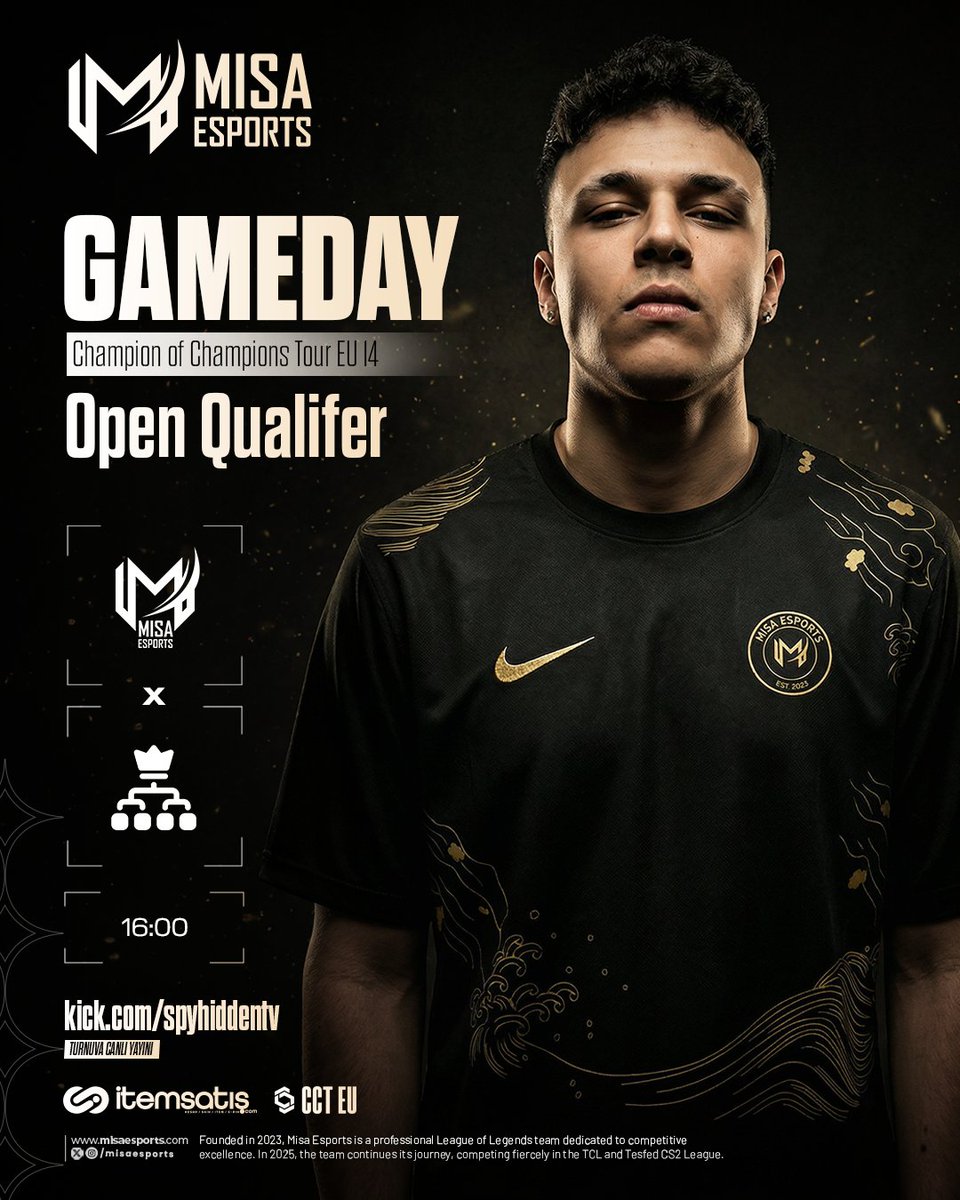 CS2 takımımız, yeni kadrosuyla CCT 14 Açık Elemelerinde sahne alıyor! 🔥

 16:00’da başlayacak turnuvada, üst tura yükselmek için tüm maçları kazanmamız gerekiyor.

Takımımıza başarılar! 💪

Watch Party:
👉 twitch.tv/spyhiddentv