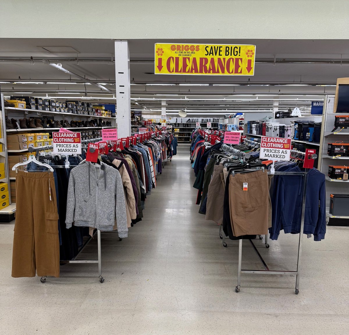 Discover great deals at our packed clearance section! Visit us today and save on must-have clothing &amp; apparel!