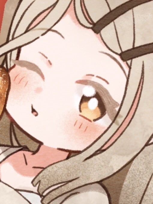 こちらの「学マス×パン」ガチャ企画に参加してます〜! 篠澤さんのデフォルメイラストを描かせていただきました 可愛く描けたので、ガチャが完成したら引いてあげてください