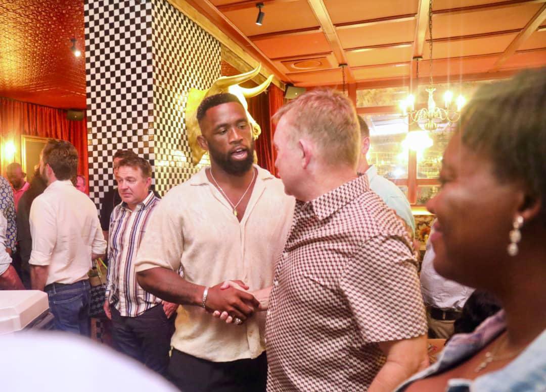 EidenDad's tweet image. Siya Kolisi at Laprada, Harare, Zimbabwe.