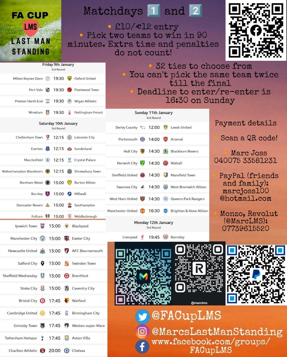 🏆 FA Cup LMS 🏆 tweet media