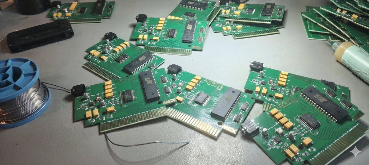 SixPac OPLL pcb's ready. #msx