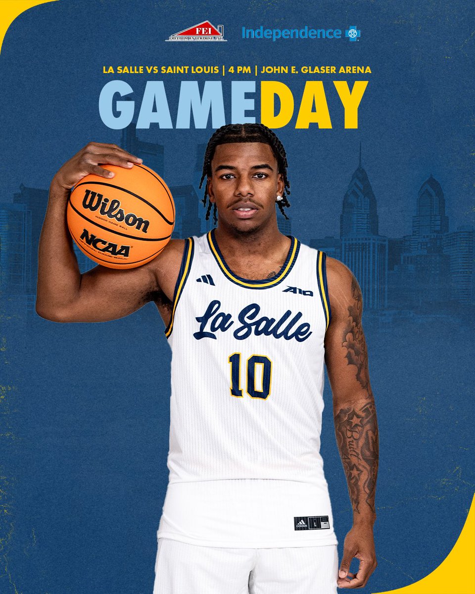 GAMEDAY!
🆚 Saint Louis
🕑 4 PM
📍 Philadelphia
🏟️ John E. Glaser Arena
📺 <a href="/USANetwork/">USA Network</a> 👉 tinyurl.com/4wcdvbfx
🎙️tinyurl.com/2s3ypzcs 
📊 tinyurl.com/fdfyrb8j
🎟️ tinyurl.com/meks8trx