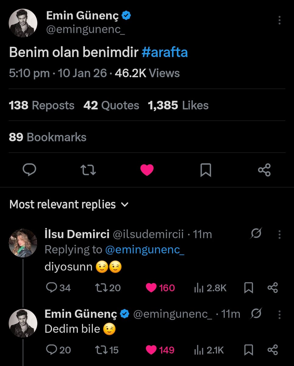 _Rinitweets_'s tweet image. Emin: "What is mine is mine "

Ilsu: "you're saying 😉😉"

Emin: "I already said 😉"

rightfully claiming what's his. Period. 🥵

[#Arafta • #MerTeş]