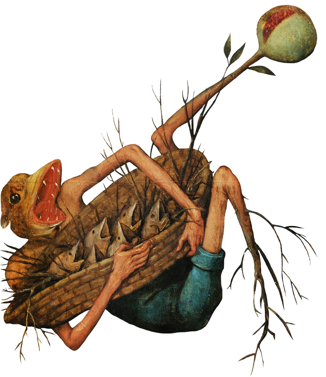 Demon from The Fall of the Rebel Angels by Pieter Bruegel the Elder, 1562.