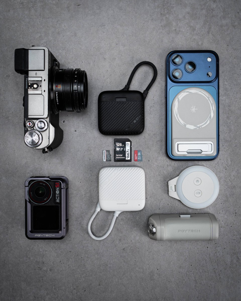 PGYTECH_global's tweet photo. 🖤🤍 The perfect pair: sleek black or clean white?
Mini Card Reader Case in Classic Black &amp; Ivory White — because your desk deserves both the stealth mode and the minimalist vibe. Speed, storage, and serious style. ⚡

#PGYTECH #MakeCreationEasier #MiniCardReader #CardReaderCase https://t.co/ReyuZ6fh9L