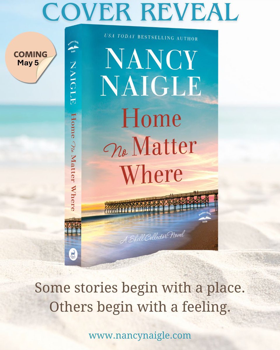 nancynaigle's tweet image. 🌊 COVER REVEAL 🌊
Meet HOME NO MATTER WHERE, Book Three in The Shell Collector series.

A coastal story of family, healing, and finding your way home — no matter where life has taken you.
📘 Coming May 5

#CoverReveal #ShellCollectorSeries #WomensFiction