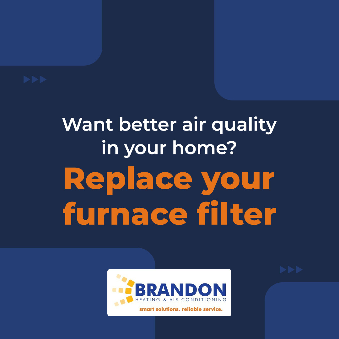 BrandonHeating's tweet image. Regularly replacing your furnace filter is a great solution for better air quality. Check yours today! 
#furnacefilter

Visit our website at brandonheating.com