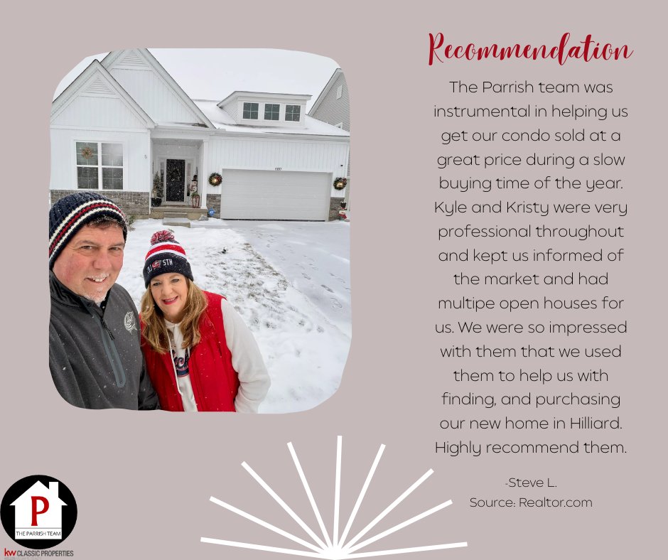 parrish_team's tweet image. 🙏 Thank you for trusting us with 2 large financial decisions! The M/I home you built is stunning 🤩

#SuccessStorySaturday #TheParrishTeam #MIHomes