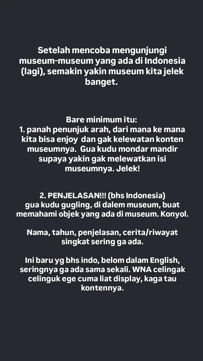 nyanmeongsama's tweet image. Pernah ngoceh di IG, museum indo lebih mirip gudang. Dah gitu softwarenya pake trial version 😭