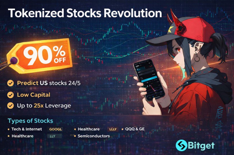 frceyynaa's tweet photo. Tokenized Stocks Revolution

Sharp flips, trends, charts across various U.S equities are influenced by several reasons. 

What stocks are really for?

Stocks represents a company ownership. Owning one makes you a part - owner. 

Several equities issues stocks for capital growth. 

This stock help them through the operations and market reaction. One great thing that stocks stand for - they tend to be a way where individuals invest and make their money grow. 

> Stock Overview

- Stocks are usually traded on stock exchanges like Forex, HFM etc. 
- Prices fluctuate by supply, demand and performance
- Geopolitical news impacts great too

So what if i tell you @bitget offers tokenized derivatives of these stocks, allowing you to predict their market movement 24/5 using USDT. 

Why I use Bitget?

Simple answer, I can actively access stocks without complicated brokers. Living for the accessibility, trading stock derivatives makes us feel like having the real shares. 

Buying the actual stock, you'll need large capital as per these companies established their market prices early on - which is not ideal for a new user to invest if you only want to start small. 

That's why i love the idea of Bitget putting  stock derivatives. Following that fees are 90% off which makes you have maximized profits, while exploring a diversified trading. And more of  it you can leverage your risk lower, 25x. 

What Type of Stocks?

Here are just the few numbers and types of Stocks we can see and put into our watchlist.

- Tech & Internet ( $TSLA, $GOOGL, $AAPL )
- Healthcare ( $LLY, $UNH )
- Semiconductors ( $NVDA, $ASML which currently is pumping, but ofc always DYOR )
- Finance & Trust ( $QQQ, $SLV )
- Aviation & Industrials ( $GE )
- Consumer ( $MCD, $PEP )

Now being the first UEX where you can trade stock indexes, and help me diversify  my portfolio. Its no hype - data don't lie #BitgetStockFutures reach $10B in volume.

Yet market trades still go smoothly executed. 

Both beginners and experienced trader are catered. 

> For beginners 

- Global access
- Explore different assets & finance
- Got to trade stocks, without actually buying it - with a smaller capital
- Familiarize with U.S. equities
- Joined promotions & events that includes trading stocks

> For experienced 

- One unified platform for anything Web3, Crypto & Stocks
- An option when crypto market is harsh
- Pre positioning earnings with being familiar with what impacts the market price
- Technical analysis : for movement prediction

It allows me to explore and expand my portfolio. 

Its more than just trading its about adoption and innovation. Letting a wider user base globally enter mainstream. 

The global finance, is evolving and Bitget is making it accessible for everyone. 

To stay yourself positioned for the weeks to come, always check on economic news and stay updated.

- Bitget lists 98 new U.S Stock & ETFs with its partnership with @OndoFinance 

We are building a new era of finance, where we can bridge Crypto and Traditional Finances for everyone.