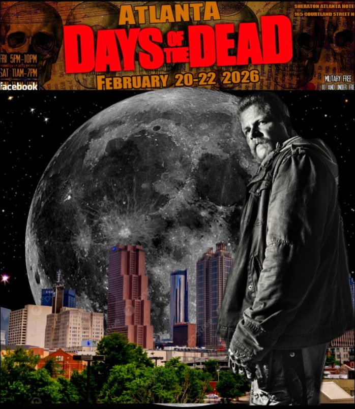 CoolmenRbornN64's tweet photo. My favorite actor and director Michael @Cudlitz who portrayed my favorite character "Sgt Abraham Ford" from the @WalkingDead_AMC will be in downtown #Atlanta attending #DaysOfDead in February 2026 ,20-22. I will not be attending, it seems like some things are not meant to be 😥✨ https://t.co/ZdGKSWAbhp