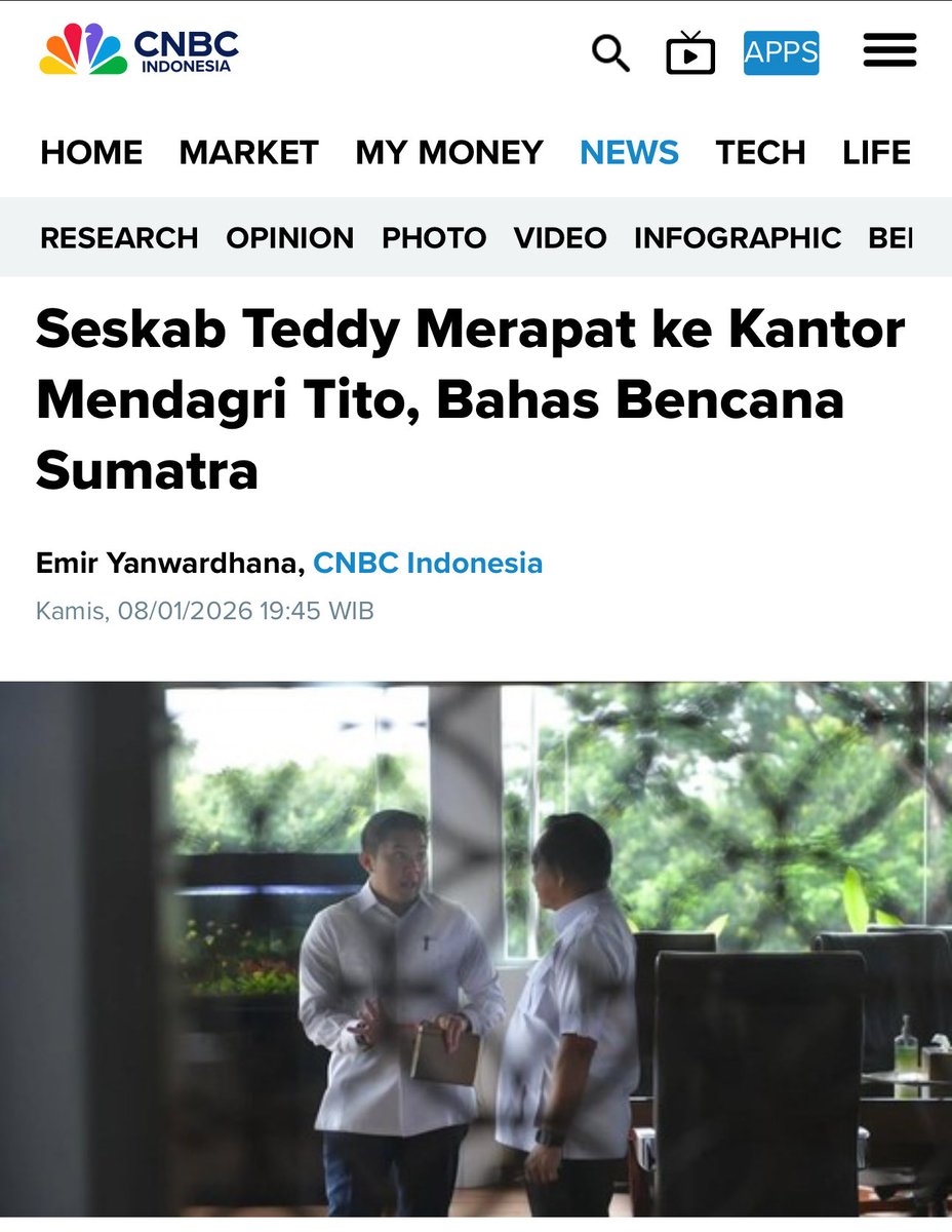 Semoga yah penanganan bencana Sumatera bisa maksimal dan kehidupan korban bisa pulih seperti sediakala.

Pemerintah, melalui Seskab Teddy terus mengawal percepatan pemulihan. Memang kalau ga dikawal rawan kendor ini, pemulihan Sumatera bukan kerja gampang soalnya.