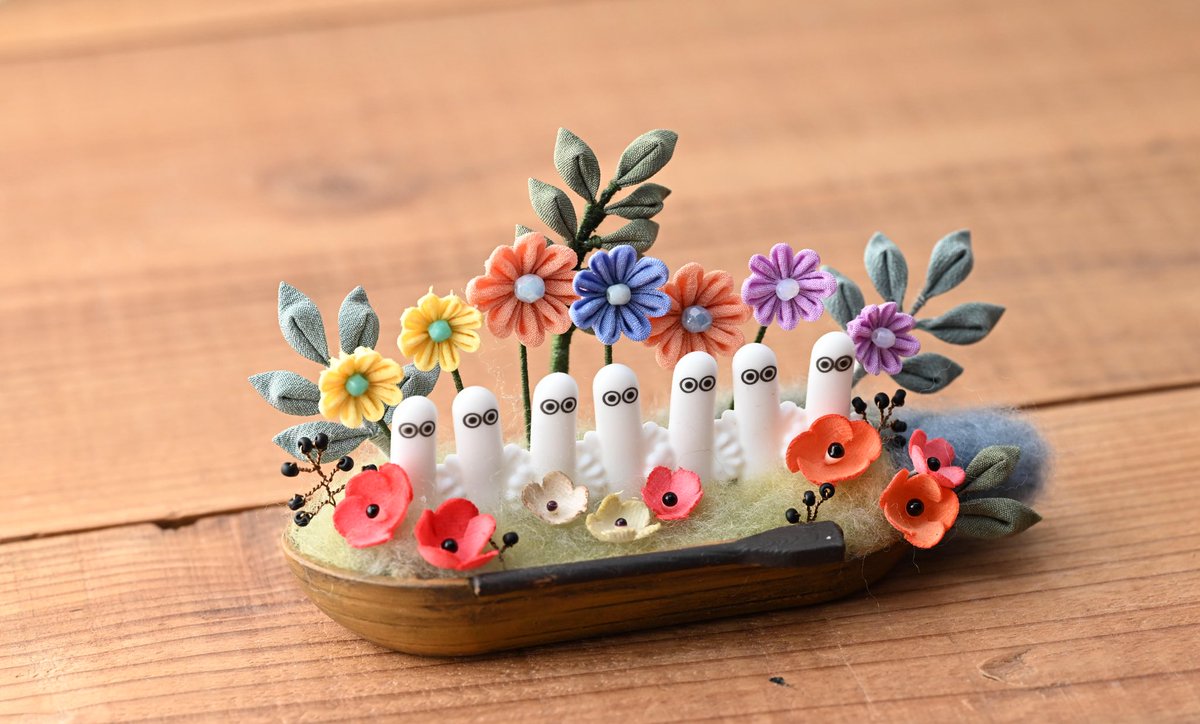 *Hanairo つまみ細工 tweet media