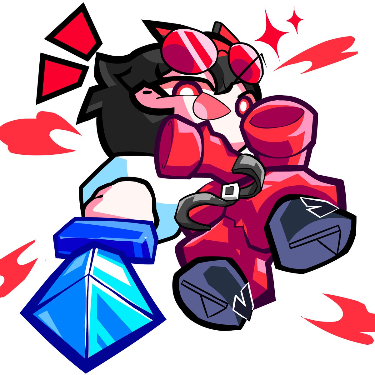 #플래그 
따띠님 그리기