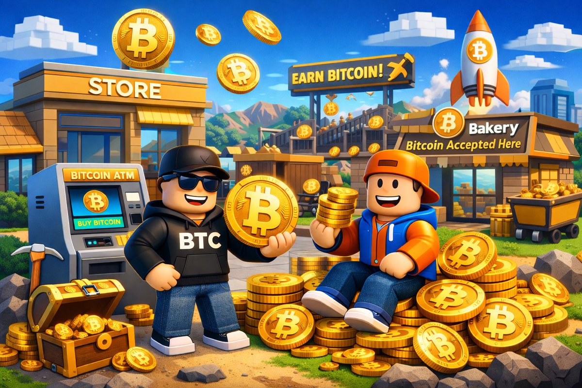 Thought the day. @Roblox should move to a #Bitcoin standard and replace  Robux with $BTC. Integrate @MyFirstBitcoin_ and help kids understand sound  money principles and cooperation.