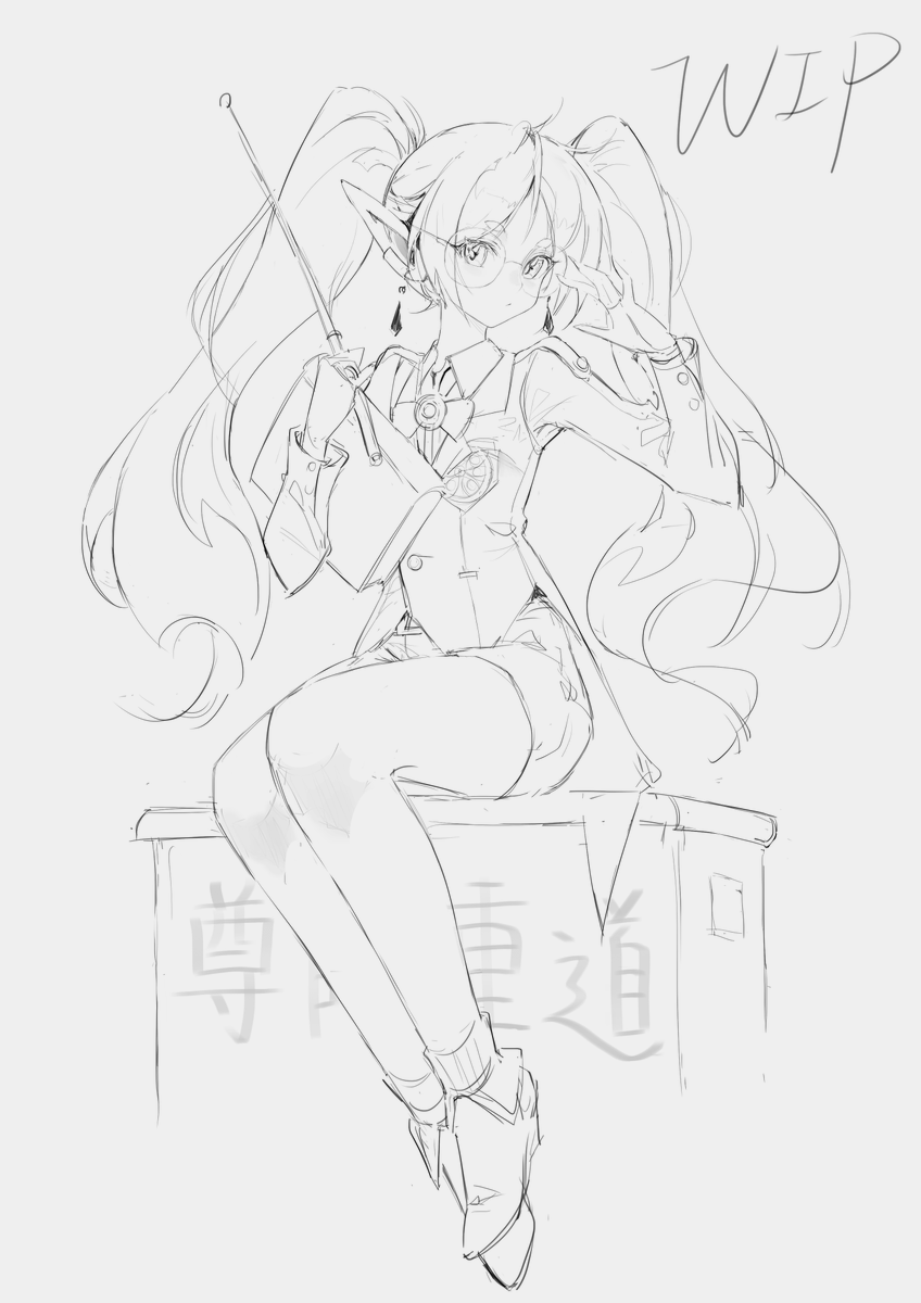 #Frieren #葬送のフリーレン 
WIP
同學們 上課囉!!!