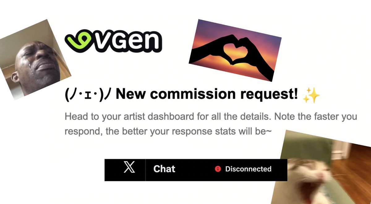 Got internet problems for the past few days 😭 So sorry for the late replies but thank you SO much for all the support on my commissions 💛
I even got my first VGen commission and couldn’t celebrate it properly… tragic but kinda funny.
Truly grateful, thank you everyone 🫶