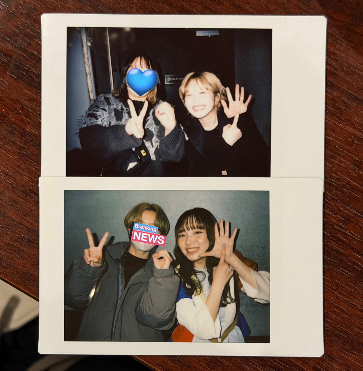 新年初チェキ🎍🌅 20ﾆｯ😁6年かわいい~⸜❤︎⸝ 今年もたっくさん楽し