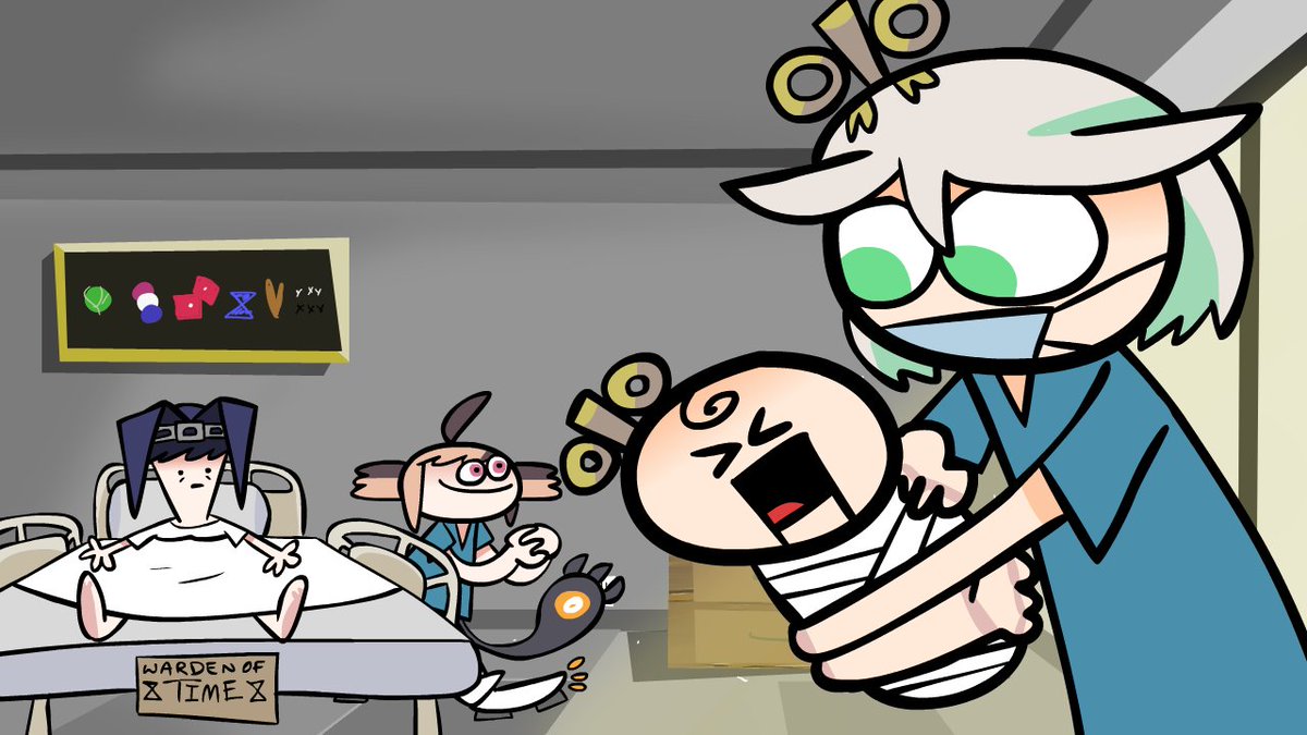 Comicdud's tweet image. Who is that excited mother to be?

New animation still in the works!