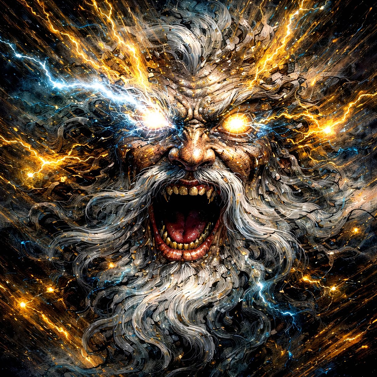 ◇ZEUS◇KING◇24k◇金粉入り◇ロッド◇オーダー◇未使用◇一点物◇限定◇ 🔥3x sold🔥 @objktcom ⚡TezMonsti #46 - Zeus 💛OE 0.5 $XTZ 🤗 Many