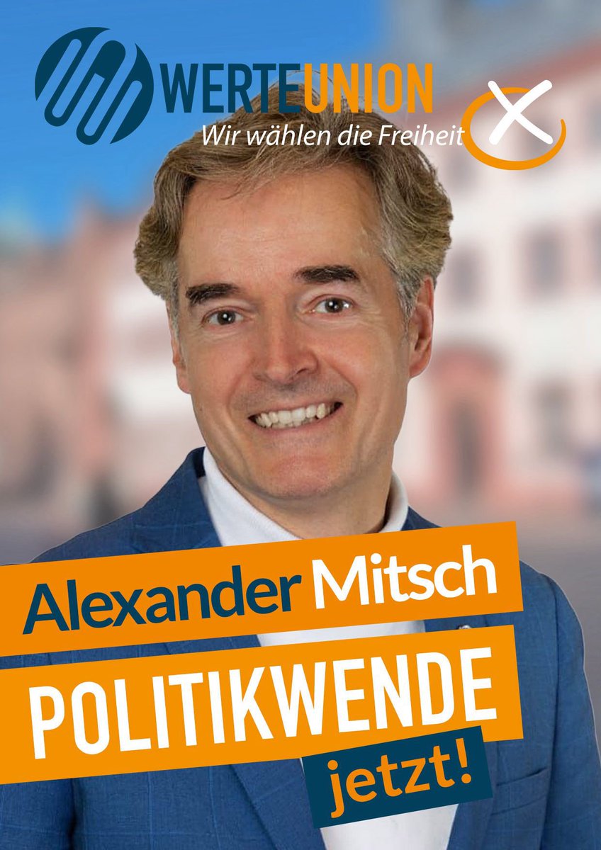 MitschAlexander's tweet photo. Mit der Entscheidung des Landeswahlausschusses und des Kreiswahlausschusses ist klar: die #Werteunion wird in ganz Baden-Württemberg mit ihrer Landesliste wählbar sein. Ich werde darüber hinaus im Wahlkreis #Schwetzingen für die #Politikwende kandieren. Die bessere Alternative! https://t.co/5ASxix0KZ8