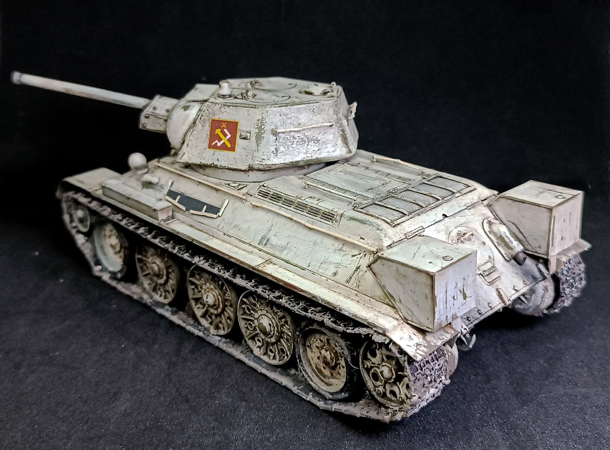 Garismilik's tweet photo. Т-34-76 Школы Правда
 1/35
Моделист/ICM
#girlsundpanzer #gup #garupan #hobby #tank https://t.co/53SIWcvxFZ