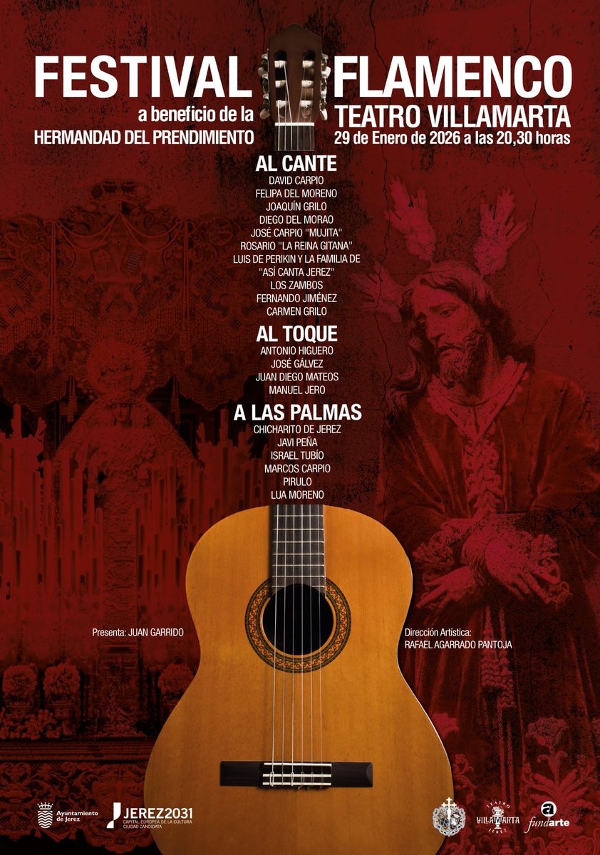 #FESTIVAL || 💃🏽 Recordamos que siguen a la venta las entradas para 𝑬𝒍 𝑭𝒆𝒔𝒕𝒊𝒗𝒂𝒍 𝑭𝒍𝒂𝒎𝒆𝒏𝒄𝒐 𝒂 𝒃𝒆𝒏𝒆𝒇𝒊𝒄𝒊𝒐 𝒅𝒆 𝒏𝒖𝒆𝒔𝒕𝒓𝒂 𝑯𝒆𝒓𝒎𝒂𝒏𝒅𝒂𝒅 𝒅𝒆𝒍 𝑷𝒓𝒆𝒏𝒅𝒊𝒎𝒊𝒆𝒏𝒕𝒐. 

🎟️ ACTUALIDAD: Hay vendido ya más del 50% del aforo del teatro.