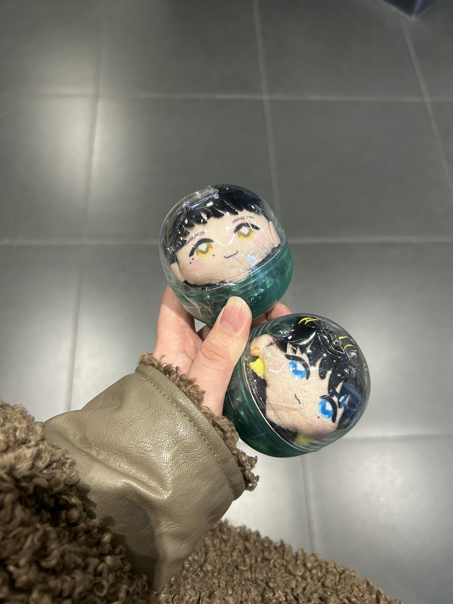 ___tjyk's tweet photo. 今年の運試しで回したら狙いの柾哉引けた💯
メッシュの大夢も可愛い！
(匠海は既に購入済み✨) https://t.co/Ts4R7CN4Yt