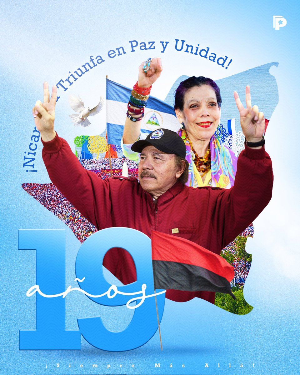 🎉 Se cumplen 19 años de un camino marcado por la participación del pueblo, el esfuerzo colectivo y la defensa de la paz, impulsando transformaciones que mejoran la vida de nuestro pueblo.

✨ 19 años de Pueblo Presidente, avanzando con esperanza y determinación. ¡Vamos adelante!