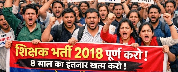 MP की शिक्षक भर्ती 2018 आठ वर्षों से अधर में है ;
हजारों चयनित अभ्यर्थियों का भविष्य अंधेरे में है !!

आपके अनुसार शिक्षक भर्ती को पूरा कराने के लिए सबसे जरूरी क्या है ?
✅ विकल्प (Options):
1️⃣ 😡 सरकार की लापरवाही दूर हो
2️⃣ ✊ अभ्यर्थियों का जोरदार आंदोलन हो 
3️⃣ ✋ राजनीतिक दबाव