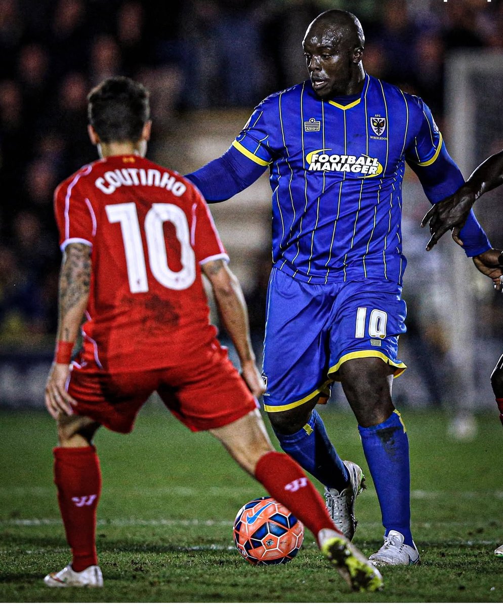 daRealAkinfenwa's tweet image. FA Cup weekend!!!!!!! 10yrs ago 2 of the most skilful Number 10’s faced off 😂😂😂 
Ps ( just let me have this one ppl ok) 🤷🏿‍♂️😂 #YNWA #Dons