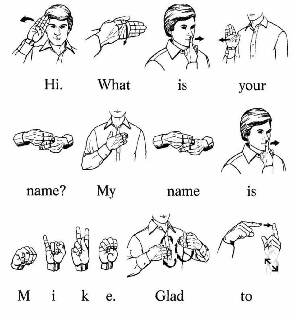 learnengquickly's tweet image. Hand Signs Guide.