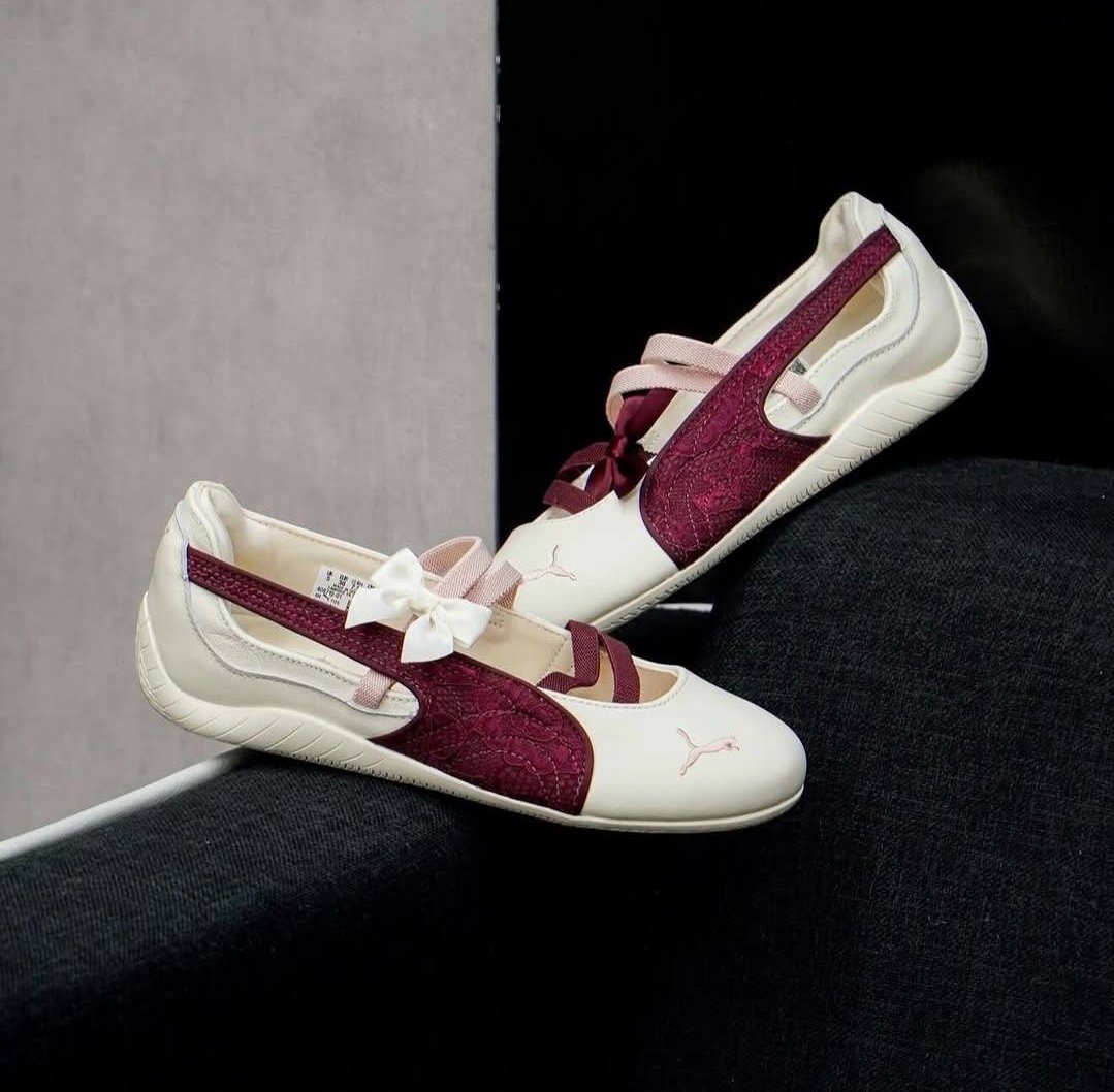 xxxirraaa's tweet image. Currently obsessed: Puma Speedcat Ballet Lace Edition. Pretty, period 🫶😍