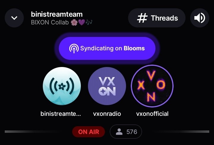 VXON Stationhead tweet media