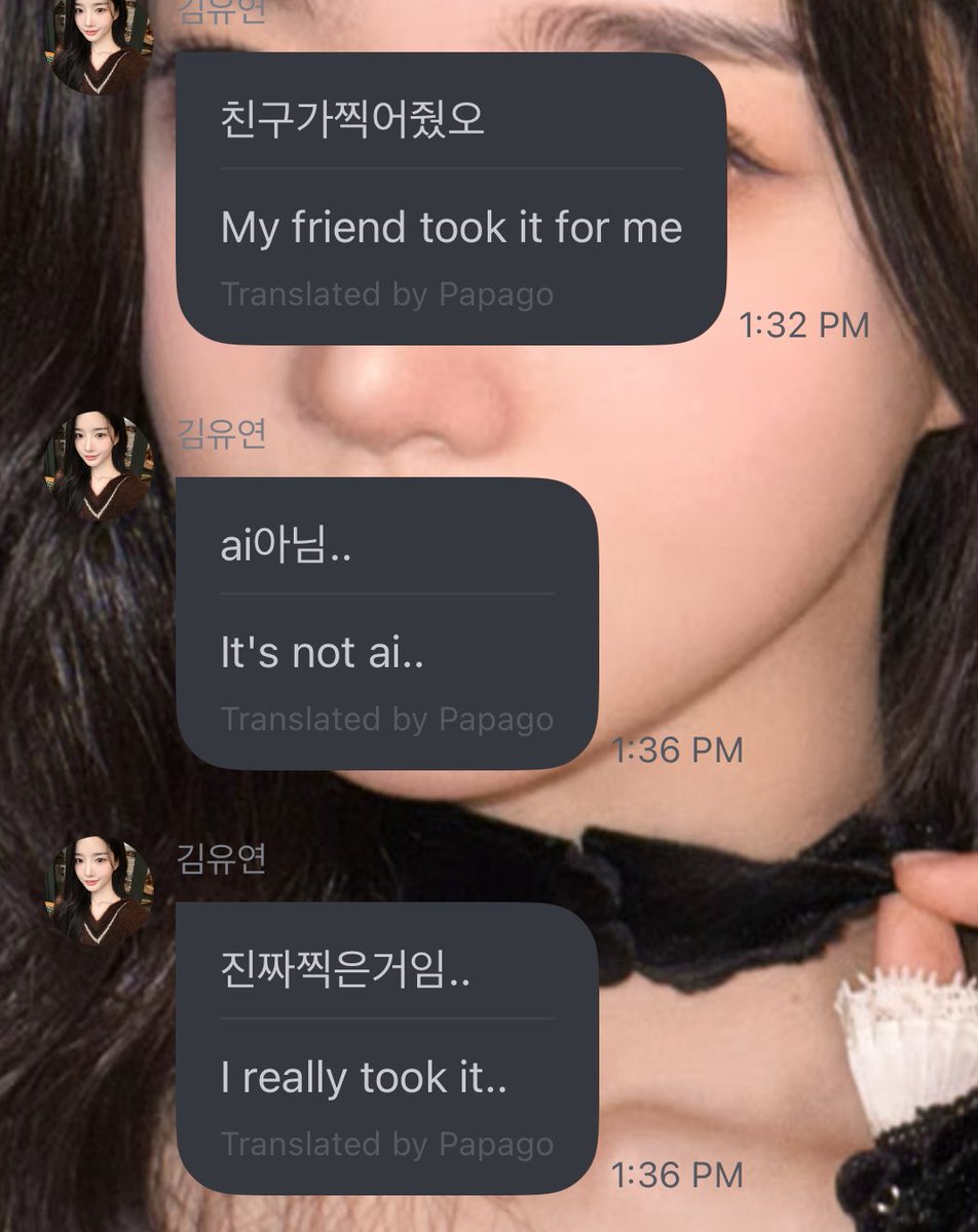 YooyeonGlobal's tweet image. When you’re so beautiful that you get accused of being AI 🤣