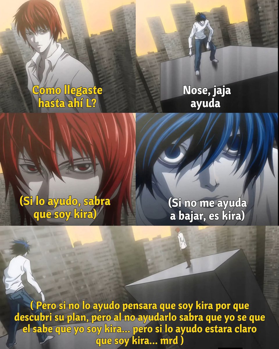 Lio_MDB's tweet image. Resumen muy resumido de Death Note: